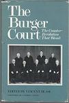 The Burger Court: The Counter-Revolution That Wasn't