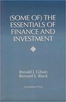 (Some of) the Essentials of Finance and Investment